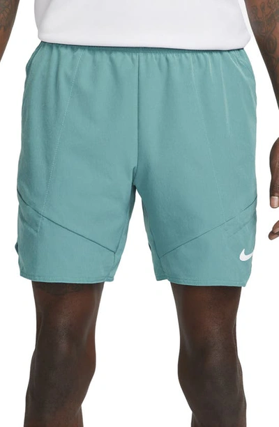 Nike Men's Court Dri-fit Advantage 7" Tennis Shorts In Green