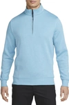 Nike Men's Dri-fit Player Half-zip Golf Top In Blue