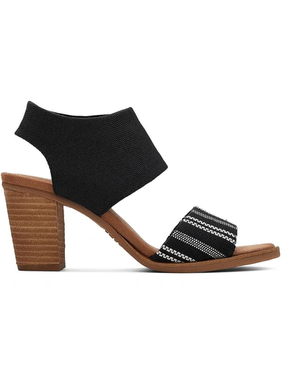 Toms Majorca Block Heel Sandal In Black