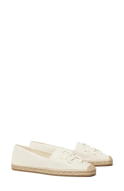 Tory Burch Woven Double T Aline Espadrilles In White | ModeSens