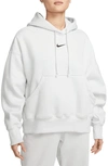 Nike Women's  Sportswear Phoenix Fleece Over-oversized Pullover Hoodie In Grey