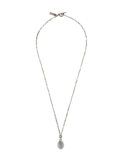 Henson Engraved Illuminor Necklace In Metallic