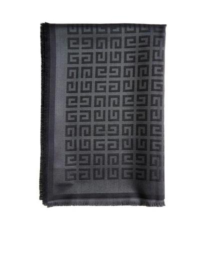 Givenchy 4g Motif Fringed Scarf In Default Title