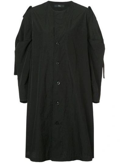 Y's Ruched Sleeve Dress