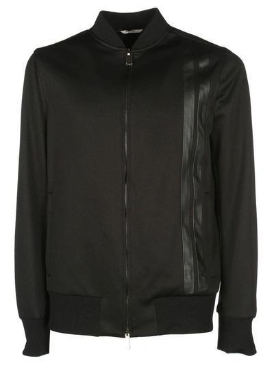 Valentino Garavani Fleece Jacket In Black