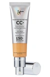 It Cosmetics Cc+ Cream Full Coverage Color Correcting Foundation With Spf 50+ Tan Warm 1.08 oz / 32 ml