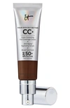It Cosmetics Cc+ Cream Full Coverage Color Correcting Foundation With Spf 50+ Deep Mocha 1.08 oz / 32 ml