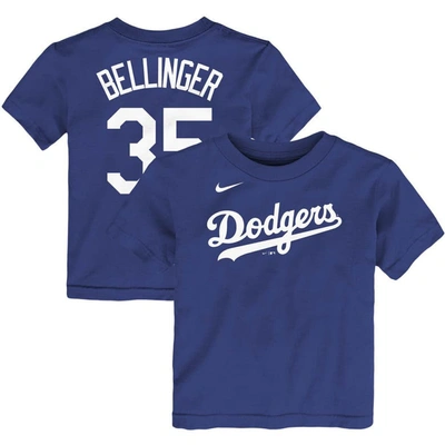 Nike Kids' Big Boys  Freddie Freeman Royal Los Angeles Dodgers Player Name And Number T-shirt