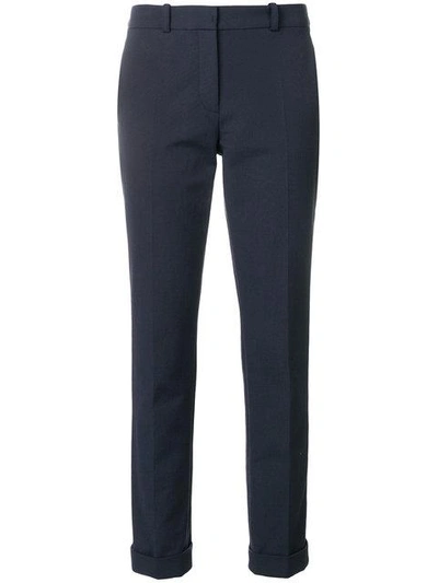 Paule Ka Cropped Tailored Trousers - Blue