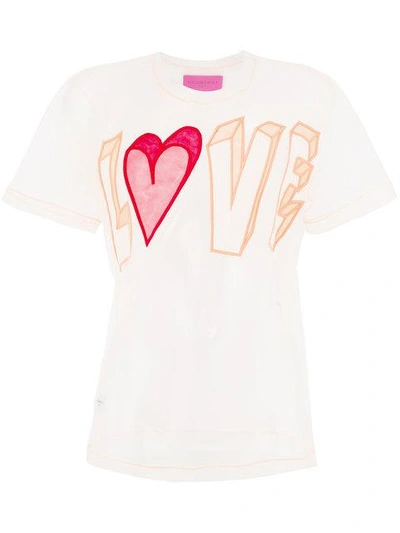 Viktor & Rolf Love T-shirt In Pink