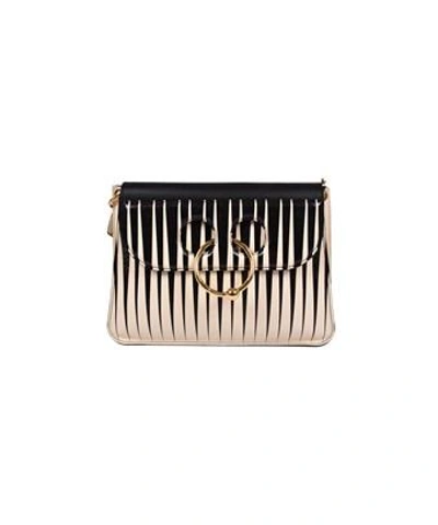 Jw Anderson J.w. Anderson J.w. Anderson Striped Pierce Shoulder Bag In Cream