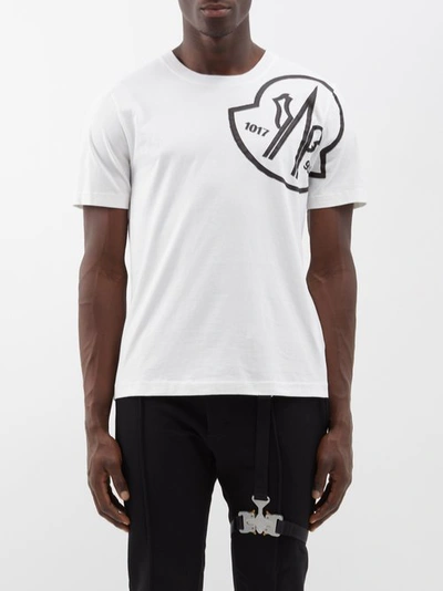 Moncler Genius Logo Print T-shirt In White