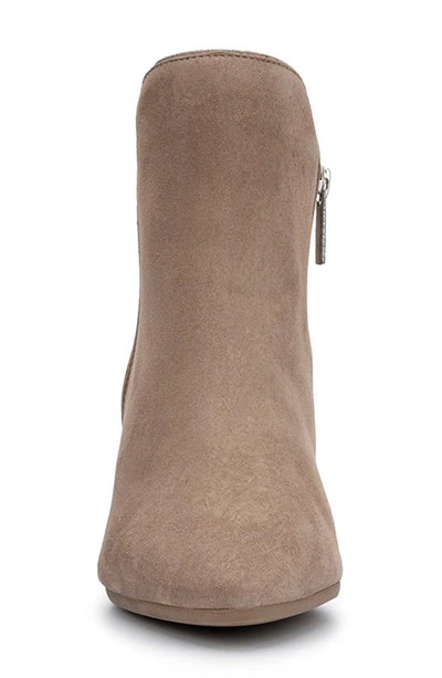 Aquatalia Kaylani Pointed Toe Bootie In Beige