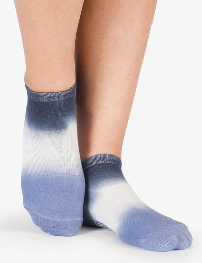 Pointe Studio Wyatt Grip Sock In Blue
