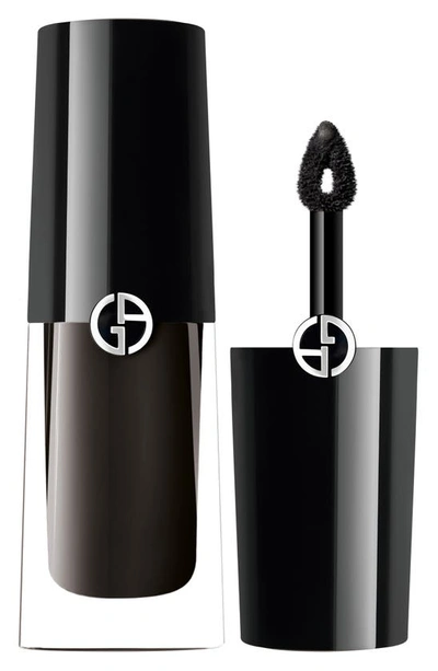 Armani Collezioni Eye Tint Long-lasting Liquid Eyeshadow In 99m Ebony (deep Black Matte - Matte Finish)