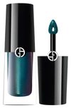 Armani Beauty Eye Tint Long-lasting Liquid Eyeshadow In 50s Petrol (electric Teal Chrome - Chrome Finish)