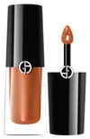 Armani Collezioni Eye Tint Long-lasting Liquid Eyeshadow In 26s Copper (burnt Siena Chrome - Chrome Finish))