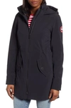 Canada Goose Avery Water Resistant Hooded Softshell Jacket In Black - Noir