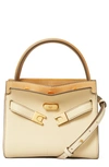 Tory Burch Lee Radziwill Petite Double Satchel Bag In 122 New Cream