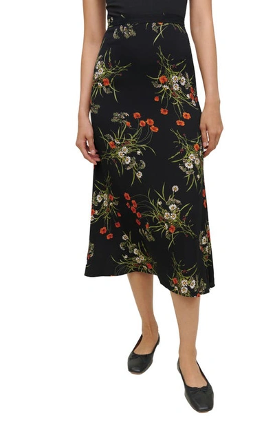 Reformation Bea Midi Skirt In Robyn