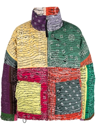 Children Of The Discordance Patchwork Bandana-print Jacket In Multicolor