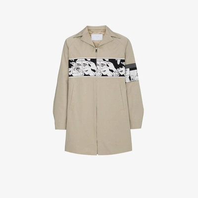 Prada Trench Coat In Nude&neutrals