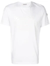 Moncler T-shirt Mit Slogan In White