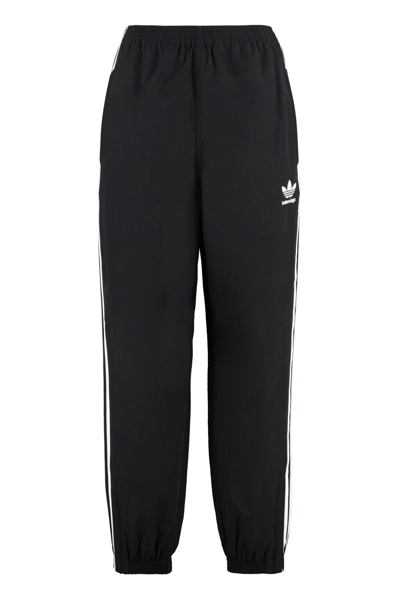 Balenciaga X Adidas Logo Printed Track Pants In Black