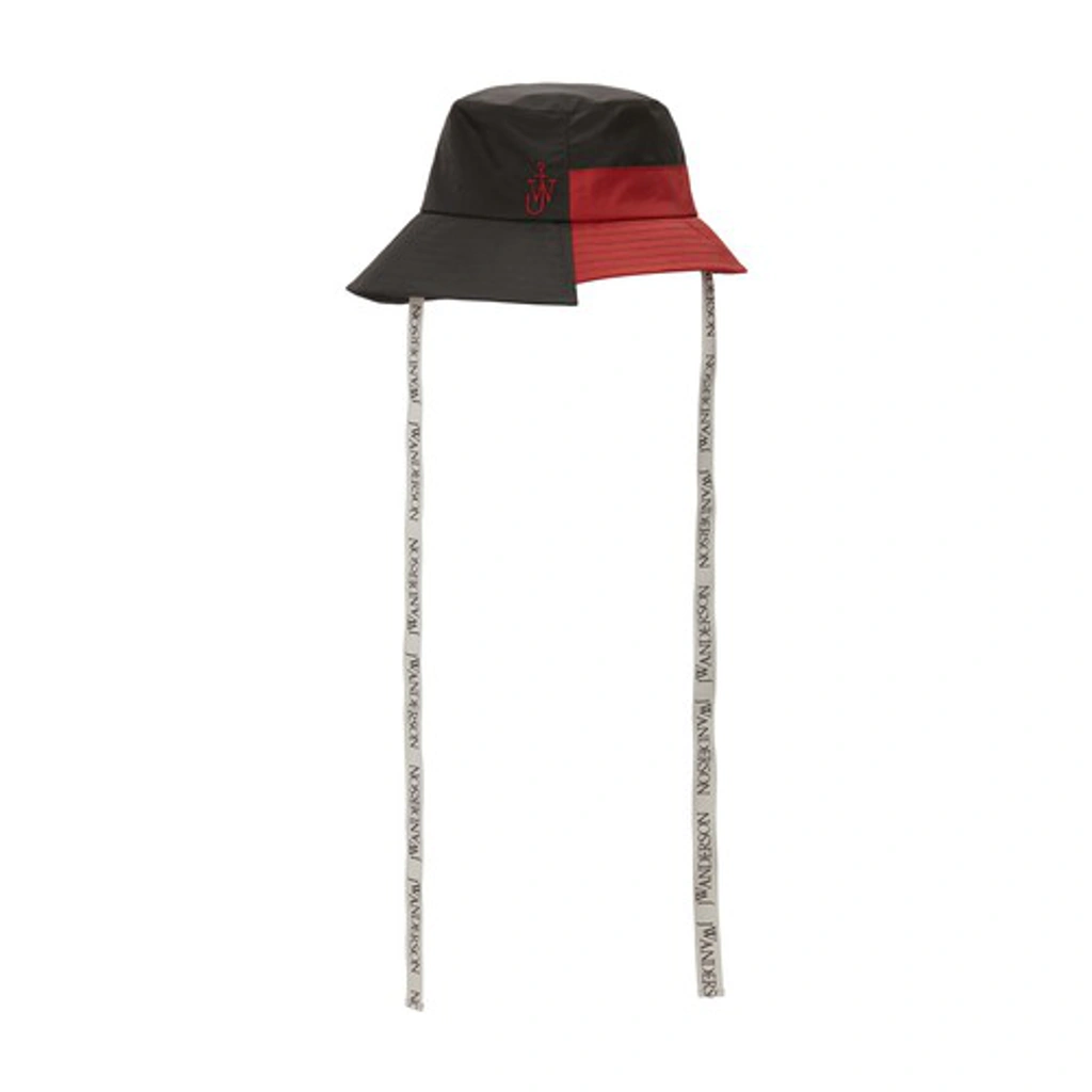 Jw Anderson Asymmetric Colourblock Bucket Hat In Multicolor ModeSens
