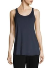 Eileen Fisher System Jersey Tank Top In Midnight