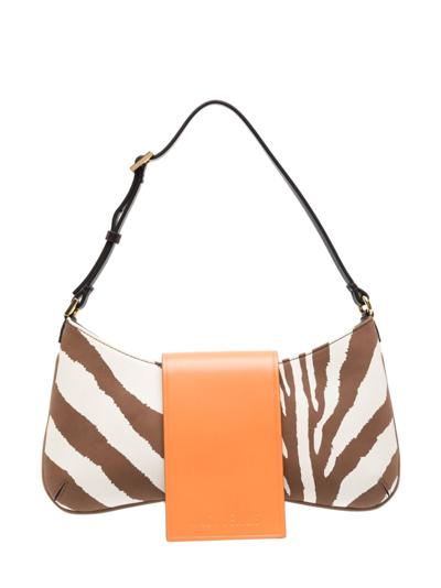 Jacquemus Le Bisou Zebra Shoulder Bag In Multicolor