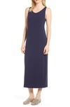 Eileen Fisher System Scoop Neck Midi Tank Dress, Regular & Petite In Midnight