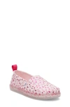 Toms Kids' Alpargata Slip-on Sneaker In Pink