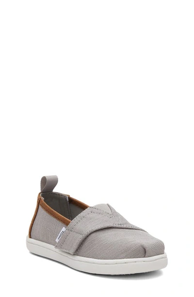 Toms Kids' Alpargata Slip-on Sneaker In Grey