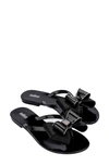 Melissa Women's Harmonic Sweet Vii Bow Slide Sandals In Black