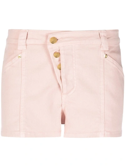 Tom Ford Compact Denim Short In Pink