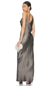 Bec & Bridge Celestial Cowl Neck Maxi Dress In Dark Olive