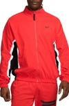 Nike Men's Dna Woven Basketball Jacket In University Red/black/white/black