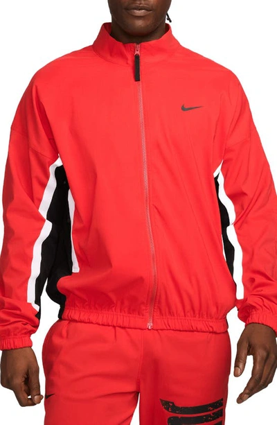 Nike Men's Dna Woven Basketball Jacket In Red