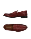 Doucal's Loafers In Brick Red