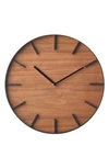 Yamazaki Rin Wall Clock In Brown