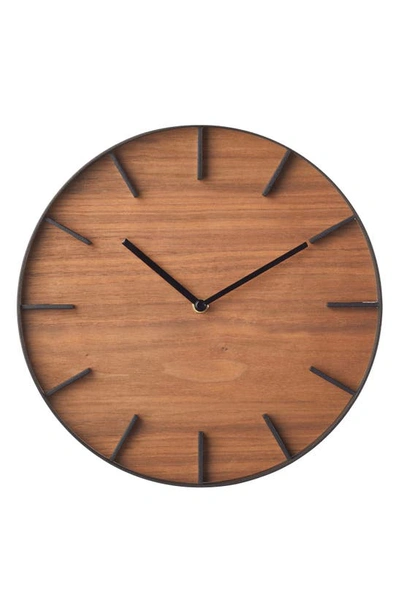 Yamazaki Rin Wall Clock In Brown