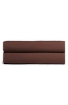 Parachute Percale Fitted Sheet In Raisin