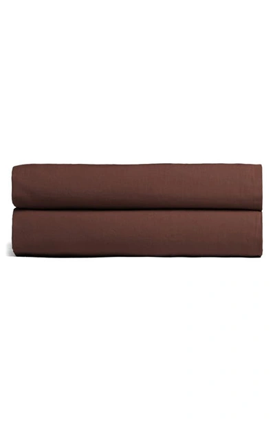 Parachute Percale Fitted Sheet In Raisin