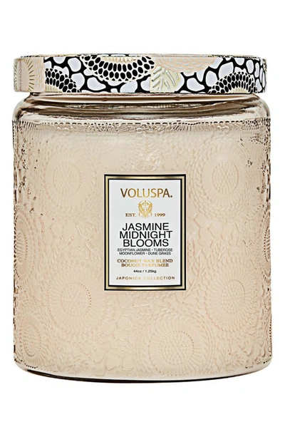 Voluspa Jasmine Midnight Blooms Luxe Jar Candle, One Size oz