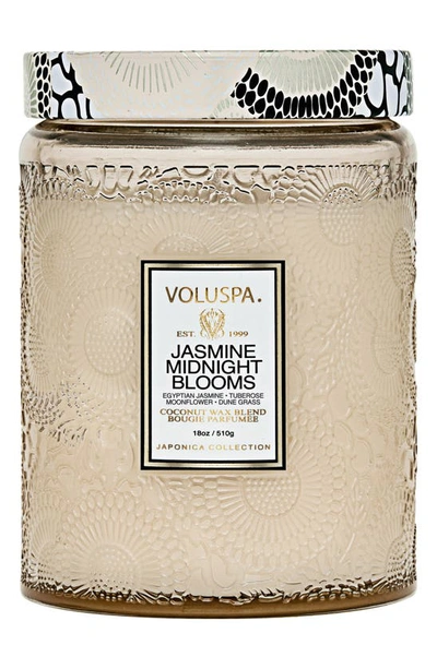 Voluspa Jasmine Midnight Blooms Large Jar Candle, One Size oz