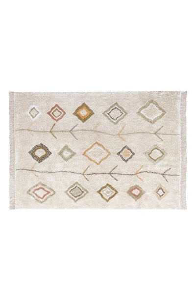 Lorena Canals Kaarol Earth Washable Cotton Rug In Natural