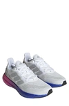 Adidas Originals Pureboost 22 Running Shoe In White/ Grey/ Lucid Blue