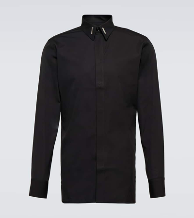 Givenchy Cotton Poplin Shirt In Black