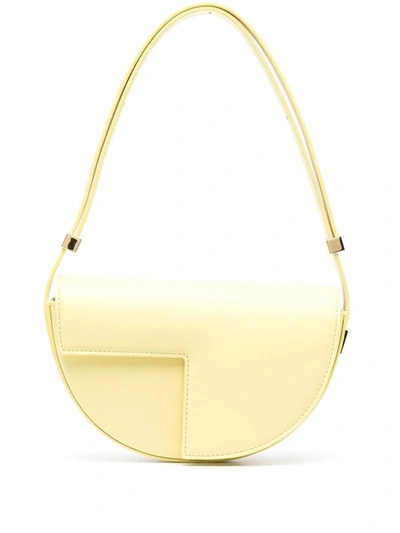 Patou Le Petit  Small Leather Shoulder Bag In Yellow